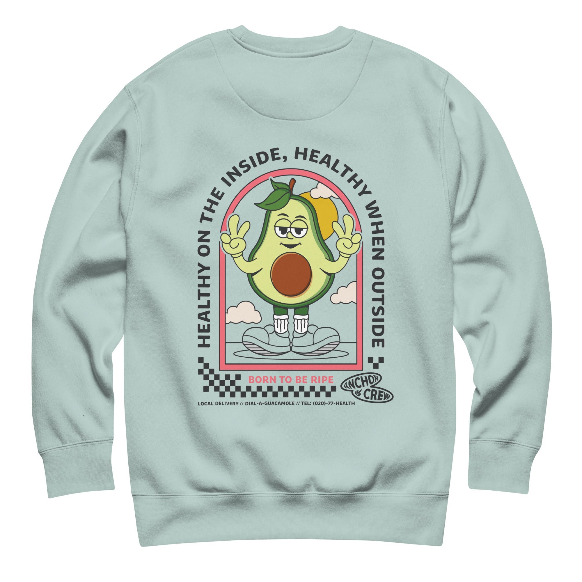 Ripe Avocado Dial-A-Local Organic Cotton Sweatshirt