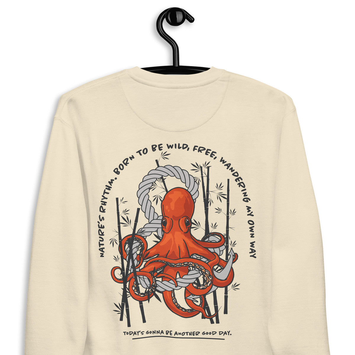 Octopus Another Good Day Cotton Blend Sweatshirt