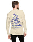 GUSTATORY Coffee Alchemist Cotton Blend Embroidered Sweatshirt