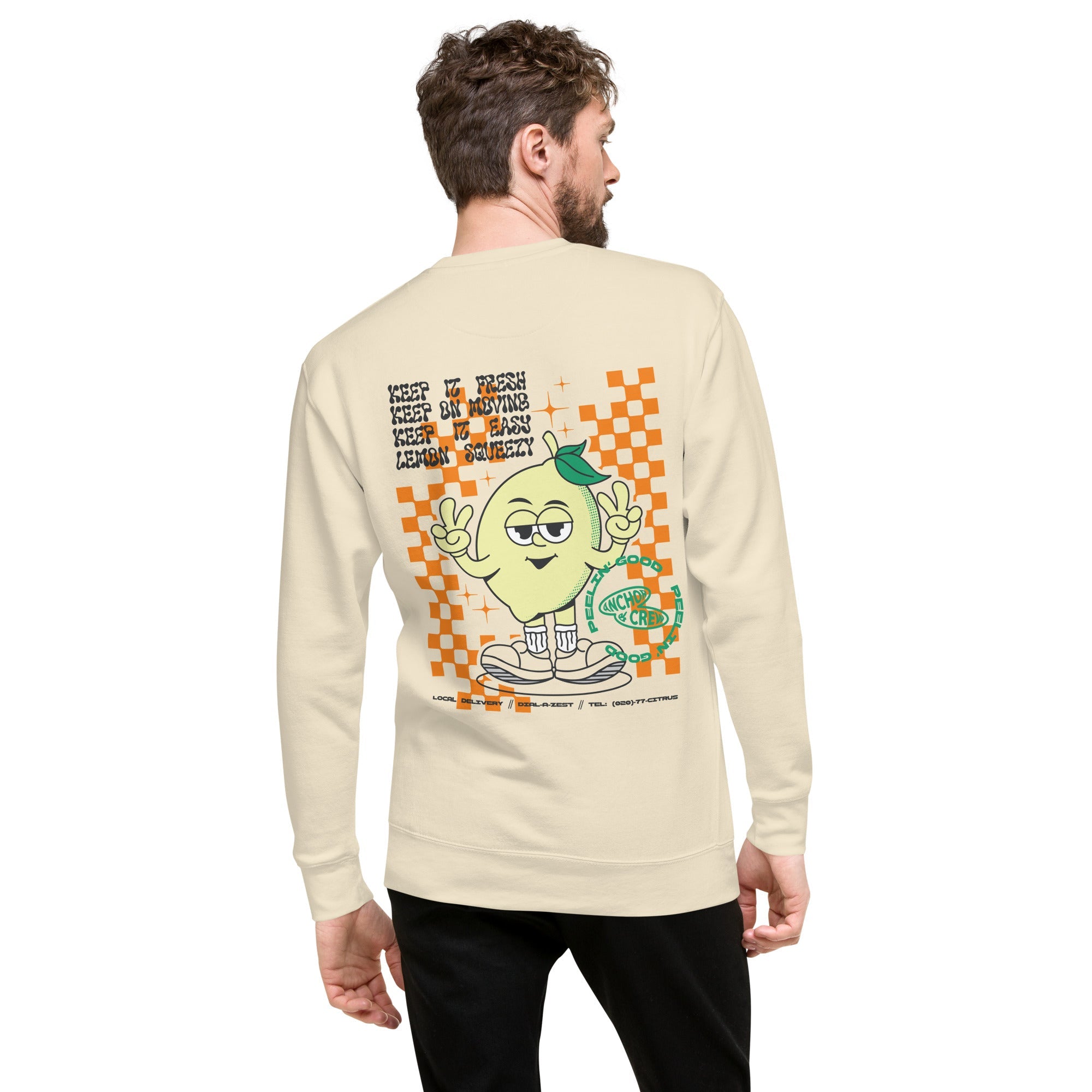 Lemon Fresh Dial-A-Local Organic Cotton Sweatshirt
