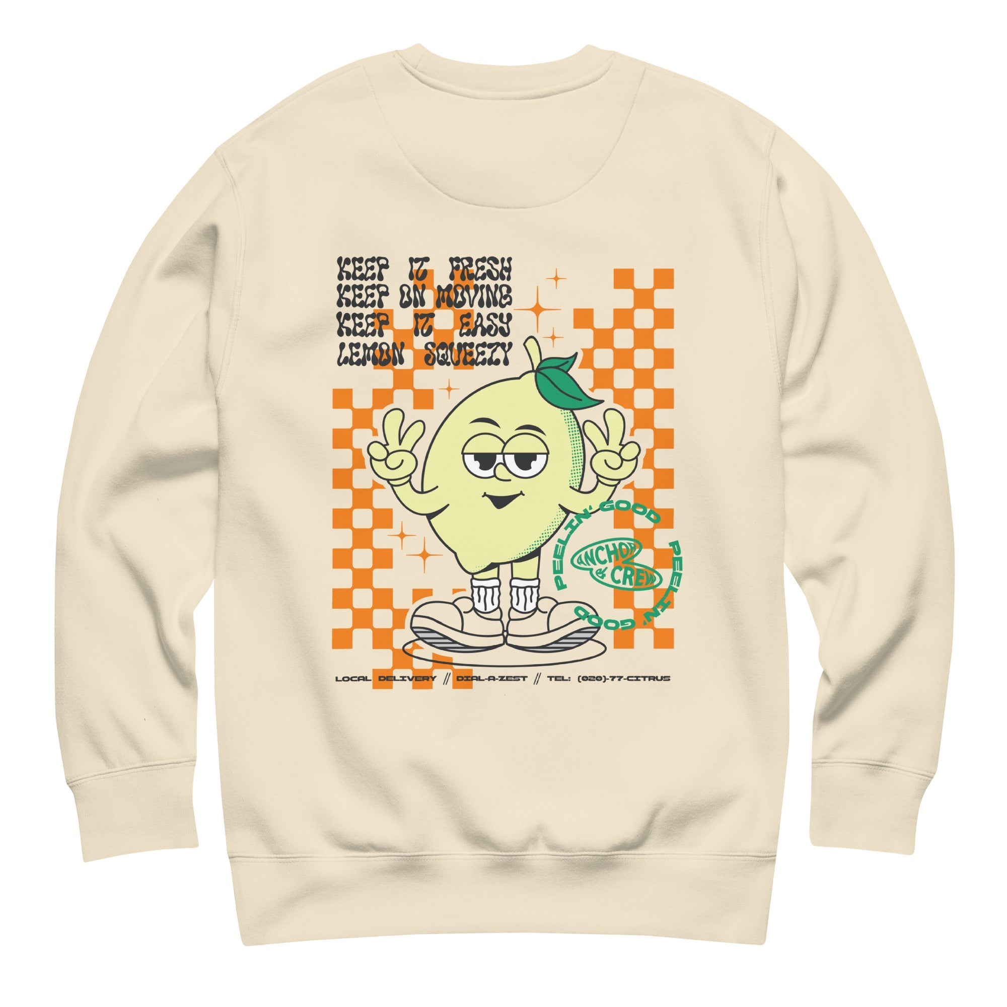 Lemon Fresh Dial-A-Local Organic Cotton Sweatshirt
