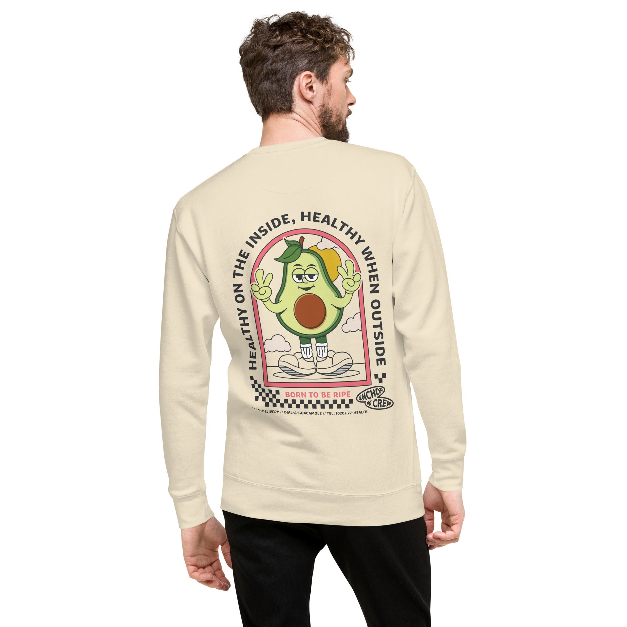 Ripe Avocado Dial-A-Local Organic Cotton Sweatshirt