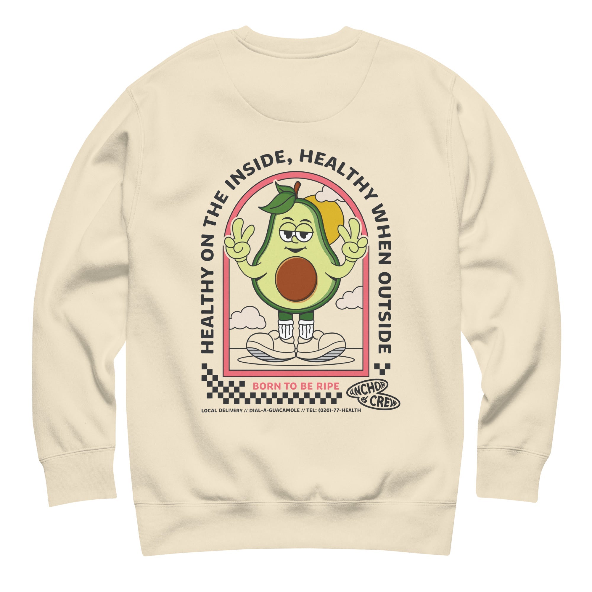 Ripe Avocado Dial-A-Local Organic Cotton Sweatshirt