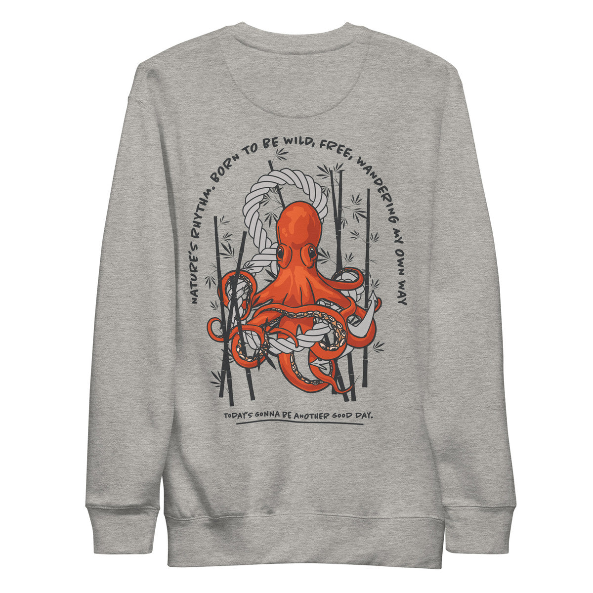 Octopus Another Good Day Cotton Blend Sweatshirt