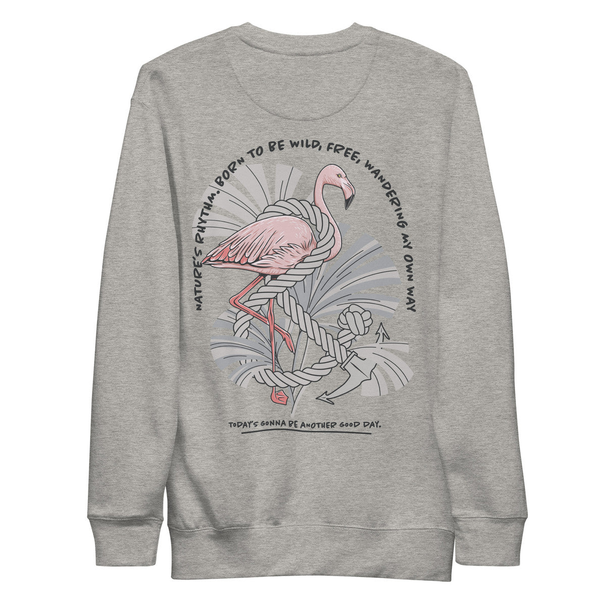Flamingo Another Good Day Cotton Blend Sweatshirt