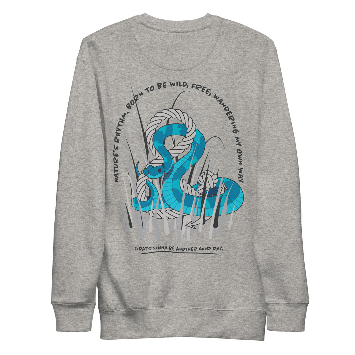 Snake Another Good Day Cotton Blend Sweatshirt