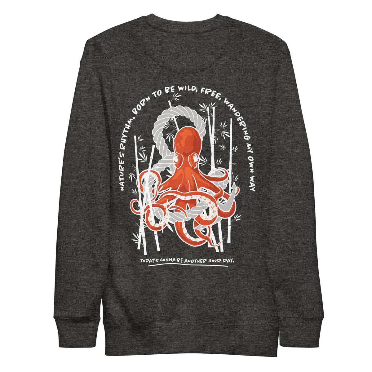 Octopus Another Good Day Cotton Blend Sweatshirt