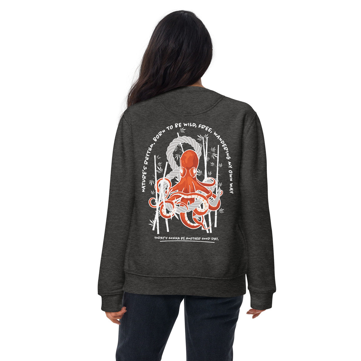 Octopus Another Good Day Cotton Blend Sweatshirt