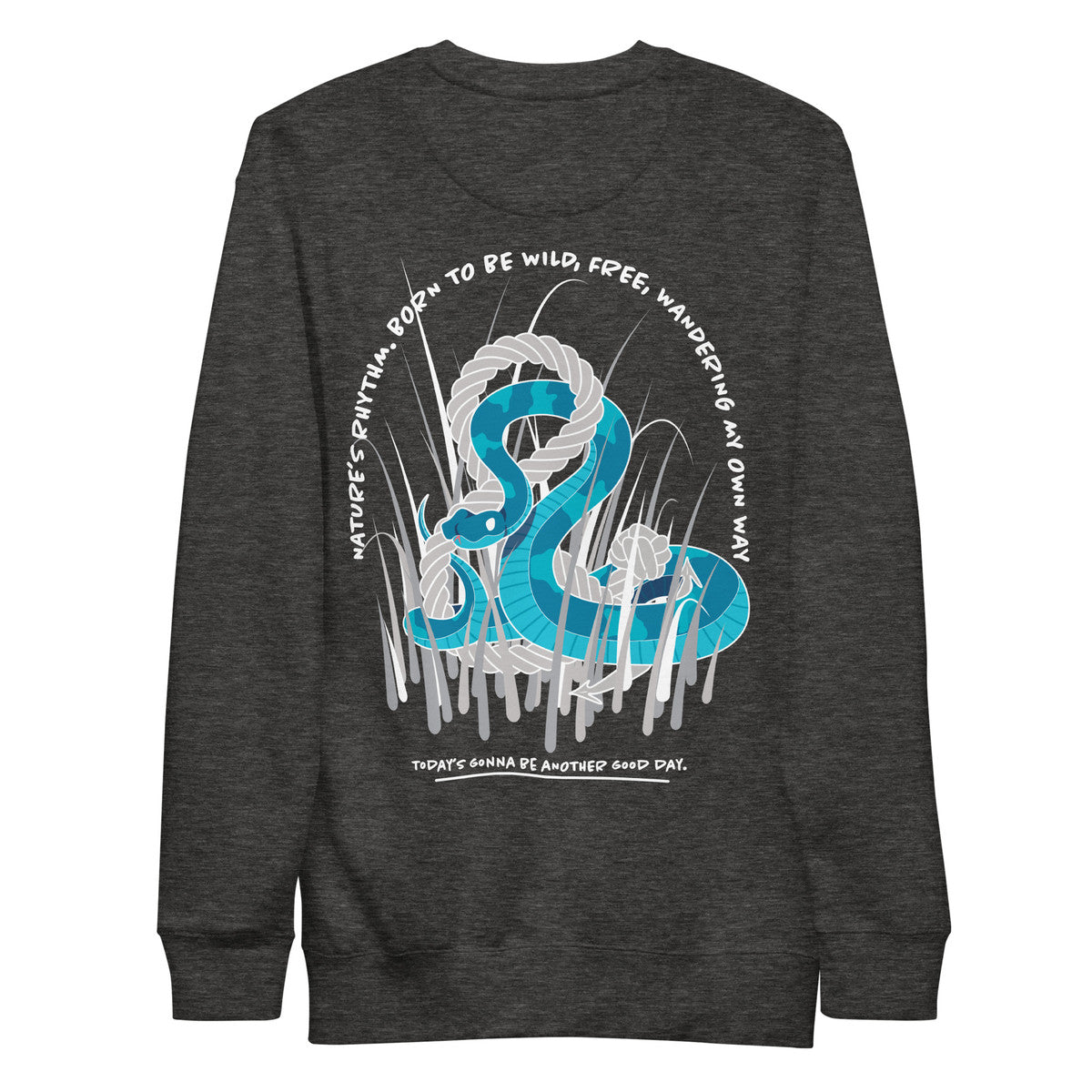 Snake Another Good Day Cotton Blend Sweatshirt