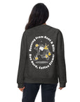 GUSTATORY Coffee Over Bills Cotton Blend Embroidered Sweatshirt