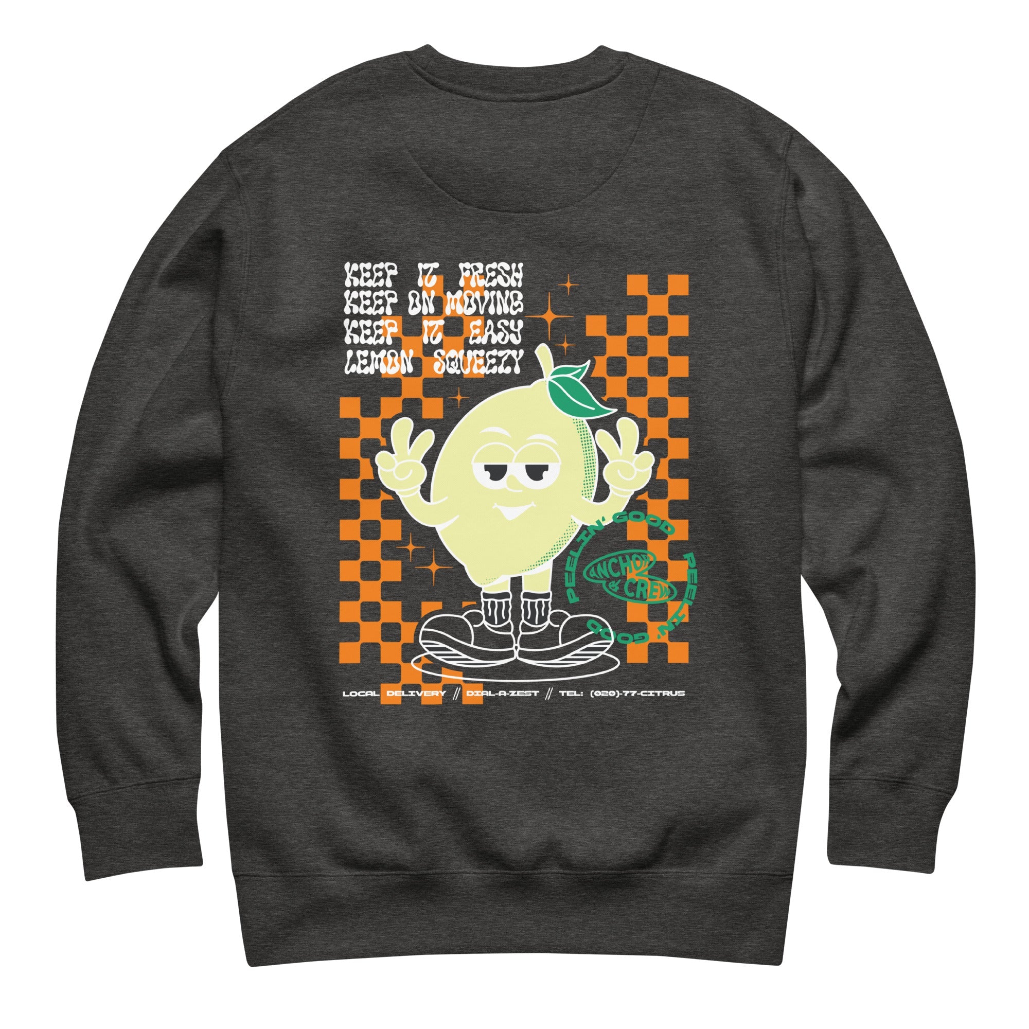Lemon Fresh Dial-A-Local Organic Cotton Sweatshirt