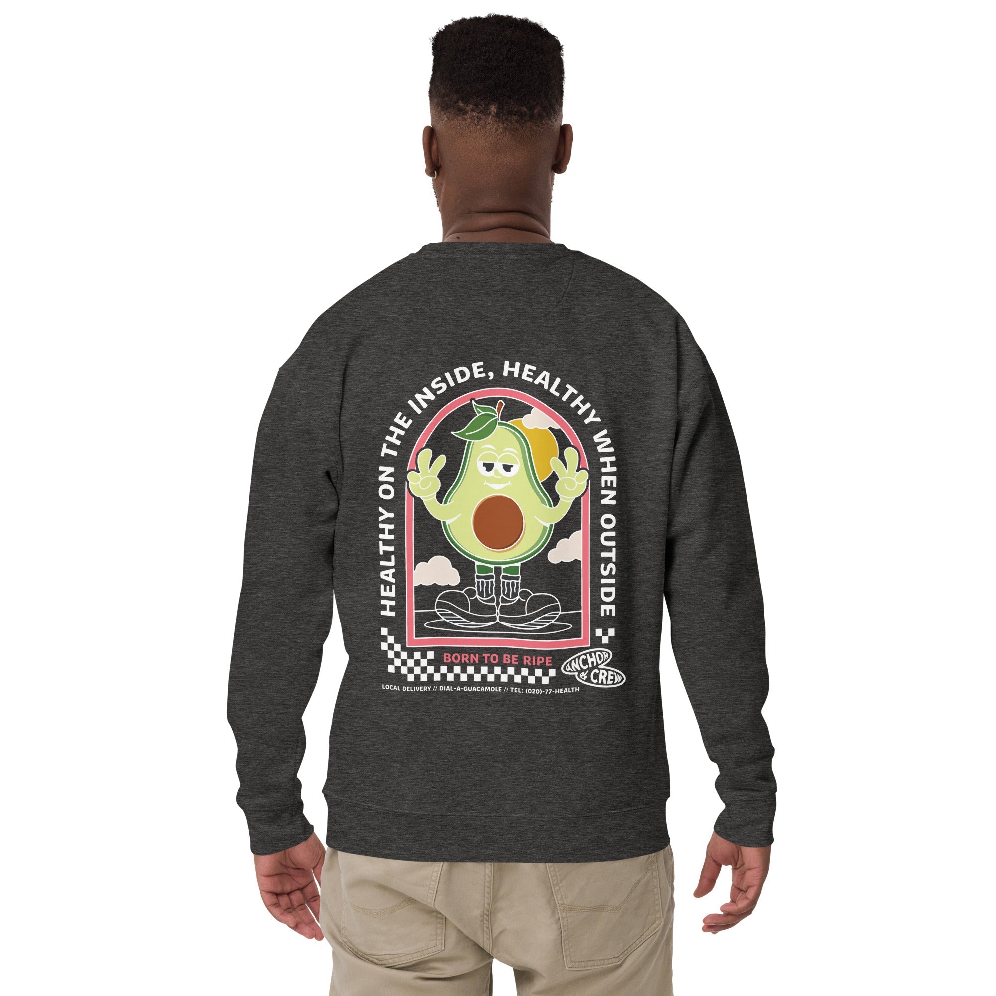 Ripe Avocado Dial-A-Local Organic Cotton Sweatshirt