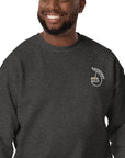 GUSTATORY Coffee Alchemist Cotton Blend Embroidered Sweatshirt