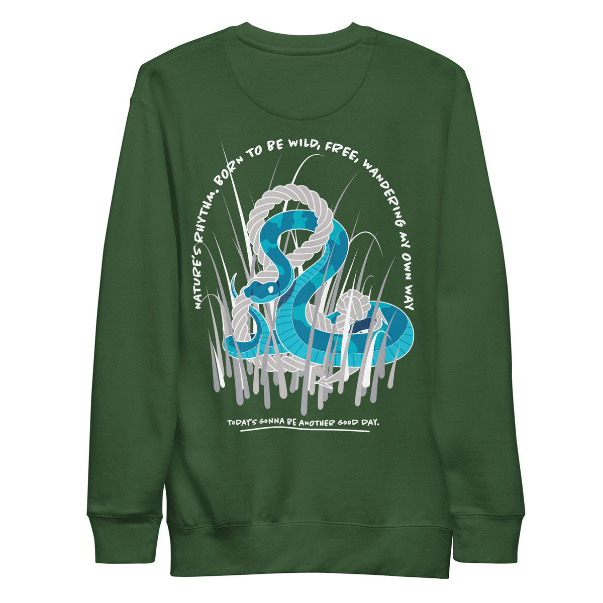 Snake Another Good Day Cotton Blend Sweatshirt