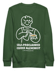 GUSTATORY Coffee Alchemist Cotton Blend Embroidered Sweatshirt