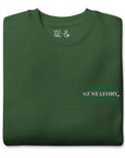 GUSTATORY Have A Good Day Cotton Blend Embroidered Sweatshirt