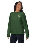 GUSTATORY Coffee Alchemist Cotton Blend Embroidered Sweatshirt