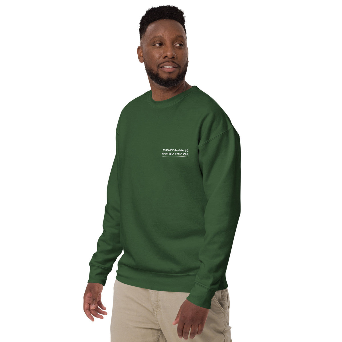 Koi Fish Another Good Day Cotton Blend Sweatshirt