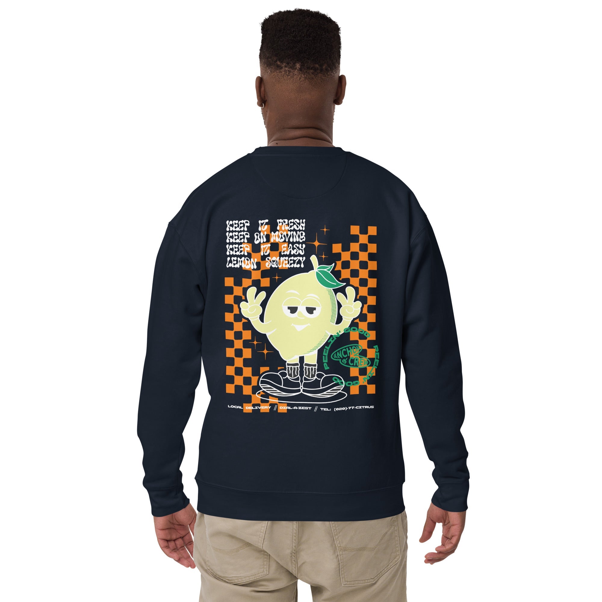 Lemon Fresh Dial-A-Local Organic Cotton Sweatshirt