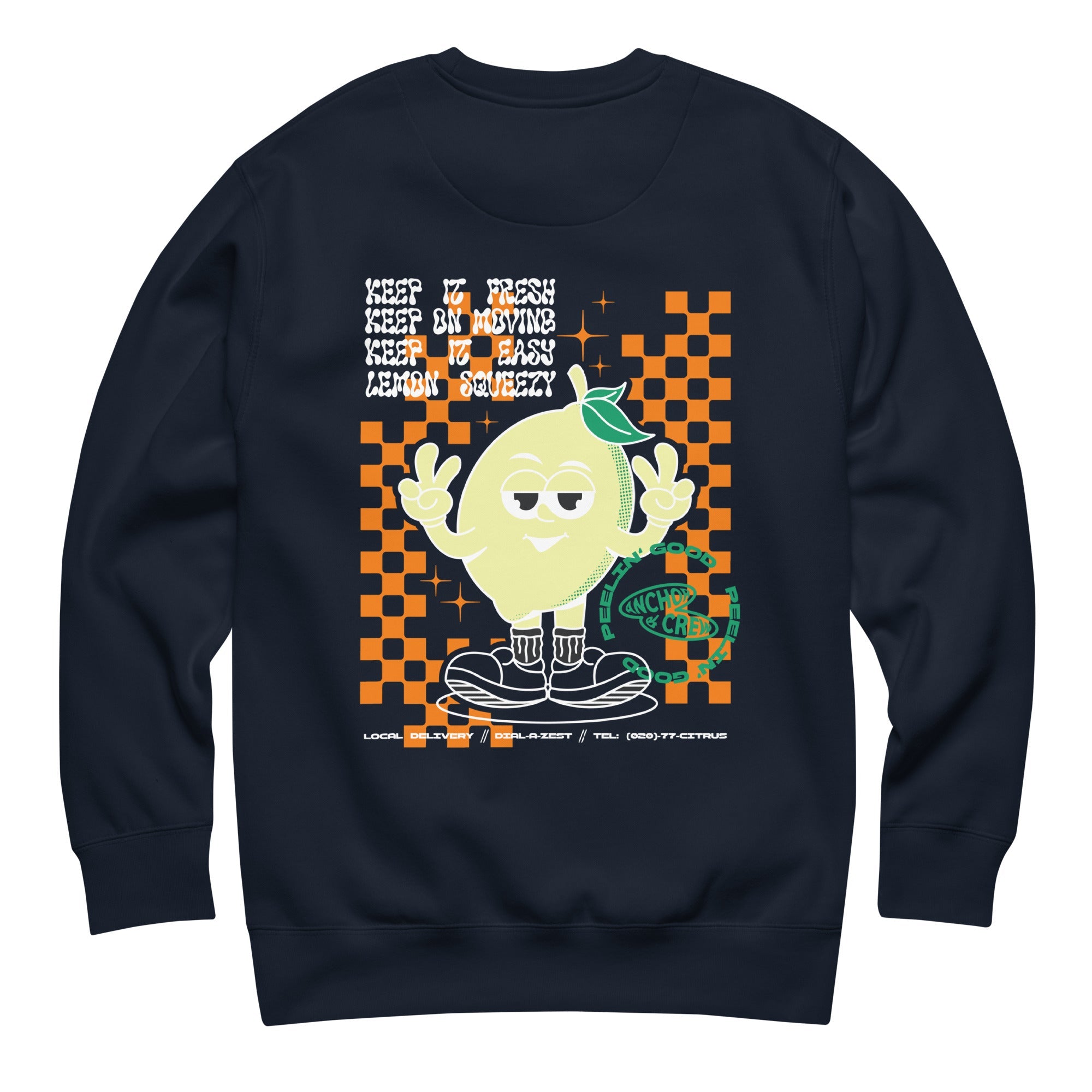 Lemon Fresh Dial-A-Local Organic Cotton Sweatshirt