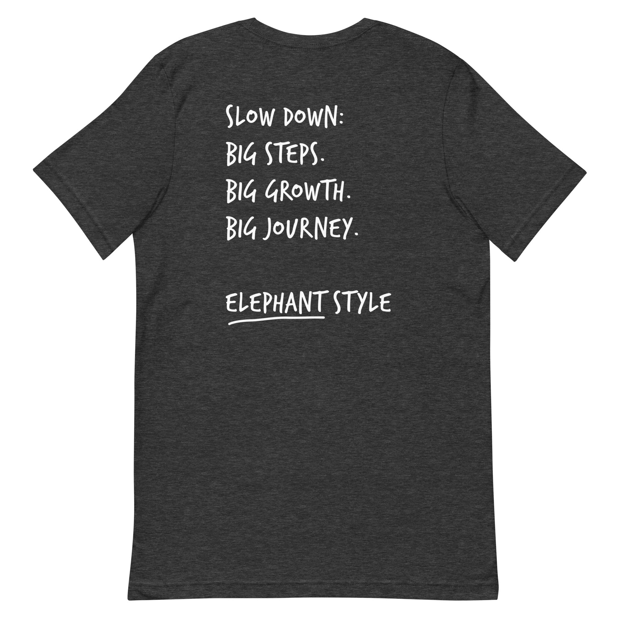 Think Ocean Elephant Aspirations Cotton Embroidered T-Shirt