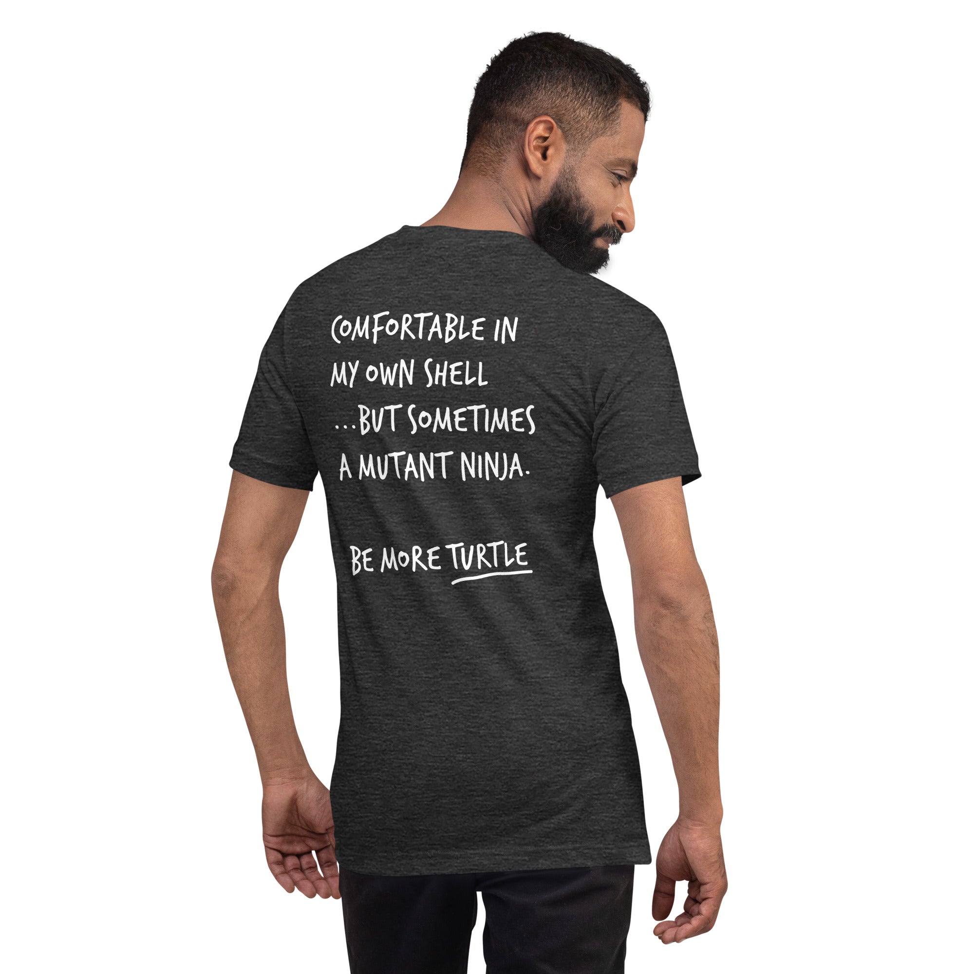 Think Ocean Turtle Aspirations Cotton Embroidered T-Shirt