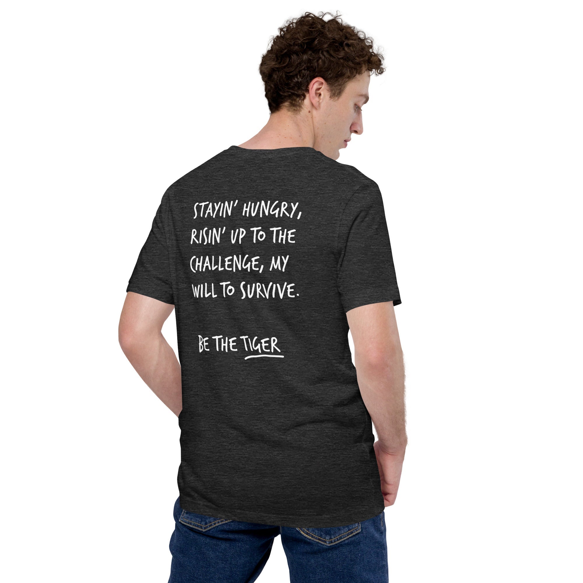 Think Ocean Tiger Aspirations Cotton Embroidered T-Shirt