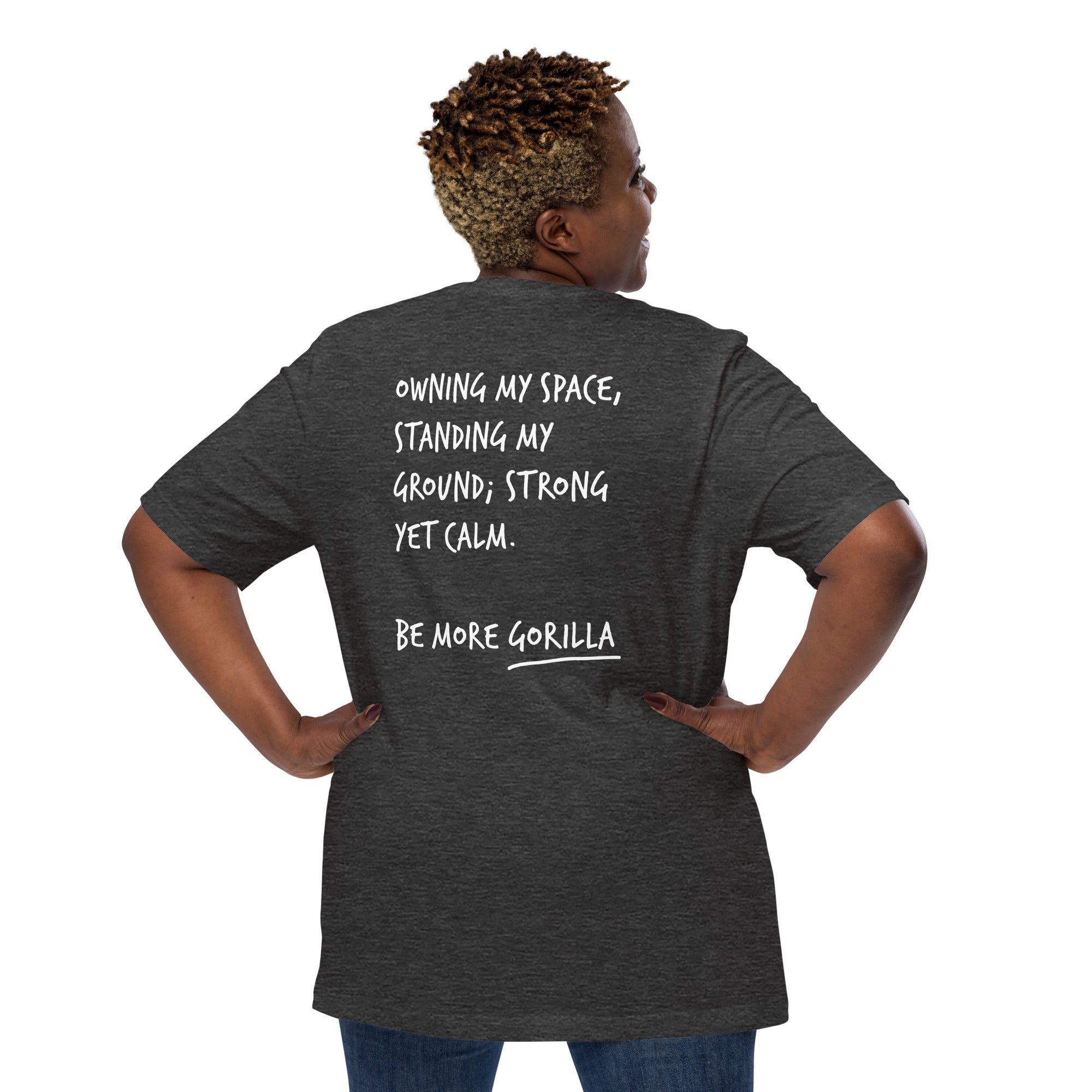 Think Ocean Gorilla Aspirations Cotton Embroidered T-Shirt