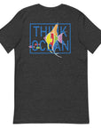 Think Ocean Fish Fluorescence Cotton Embroidered T-Shirt