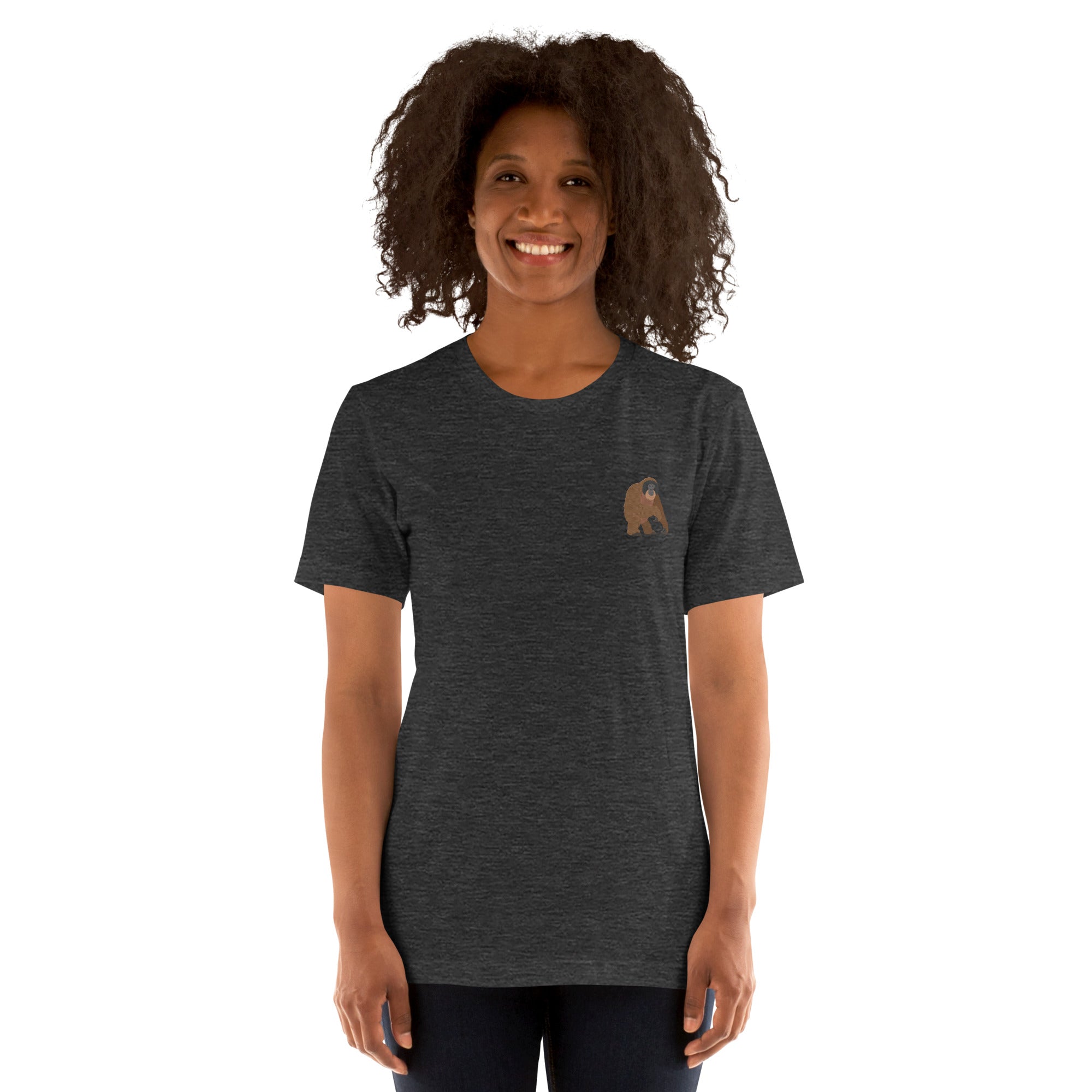 Think Ocean Orangutan Aspirations Cotton Embroidered T-Shirt