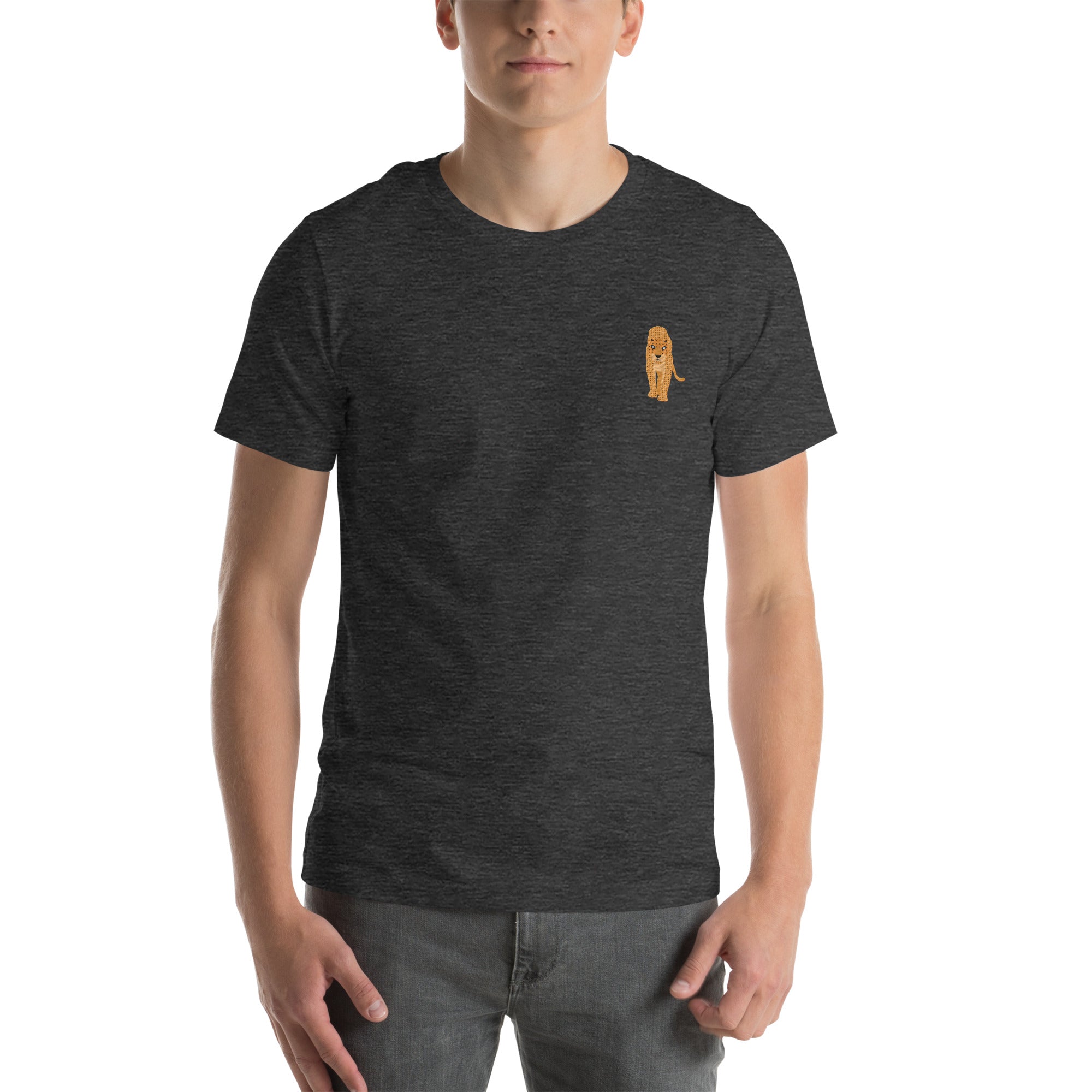 Think Ocean Leopard Aspirations Cotton Embroidered T-Shirt