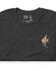 Think Ocean Fish Fluorescence Cotton Embroidered T-Shirt