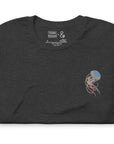 Think Ocean Jellyfish Fluorescence Cotton Embroidered T-Shirt