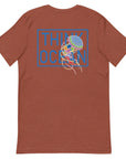 Think Ocean Jellyfish Fluorescence Cotton Embroidered T-Shirt