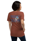 Think Ocean Jellyfish Fluorescence Cotton Embroidered T-Shirt