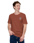 Think Ocean Jellyfish Fluorescence Cotton Embroidered T-Shirt