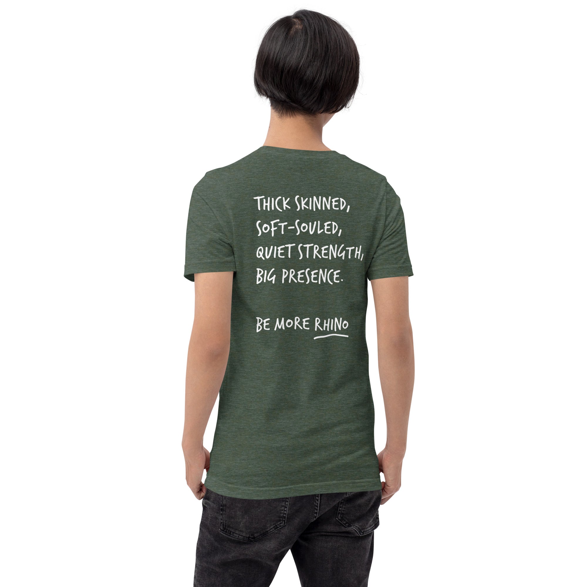 Think Ocean Rhino Aspirations Cotton Embroidered T-Shirt