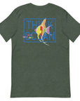 Think Ocean Fish Fluorescence Cotton Embroidered T-Shirt