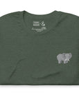 Think Ocean Elephant Aspirations Cotton Embroidered T-Shirt