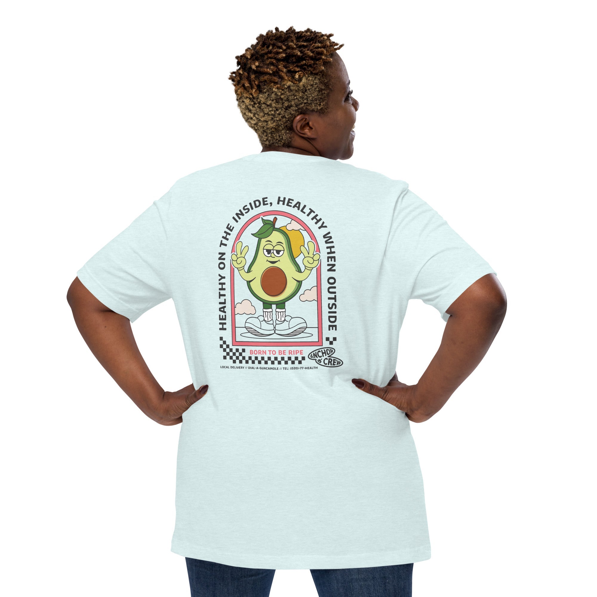Ripe Avocado Dial-A-Local Organic Cotton T-Shirt