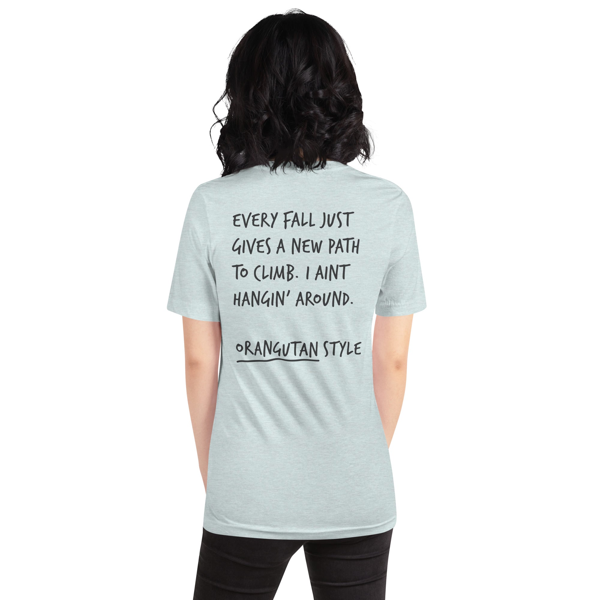 Think Ocean Orangutan Aspirations Cotton Embroidered T-Shirt