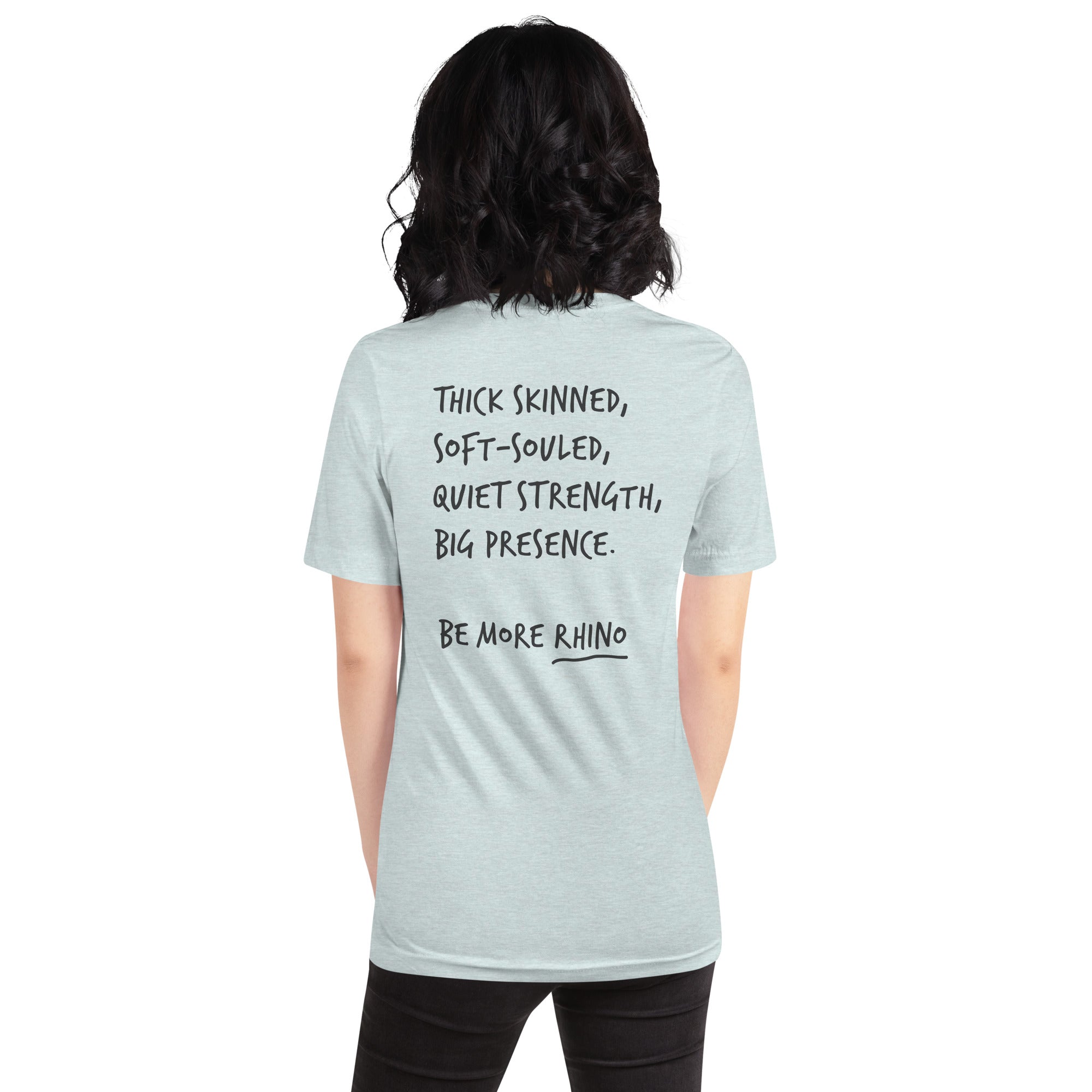 Think Ocean Rhino Aspirations Cotton Embroidered T-Shirt