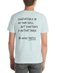 Think Ocean Turtle Aspirations Cotton Embroidered T-Shirt