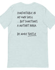 Think Ocean Turtle Aspirations Cotton Embroidered T-Shirt