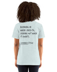 Think Ocean Leopard Aspirations Cotton Embroidered T-Shirt
