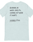 Think Ocean Leopard Aspirations Cotton Embroidered T-Shirt