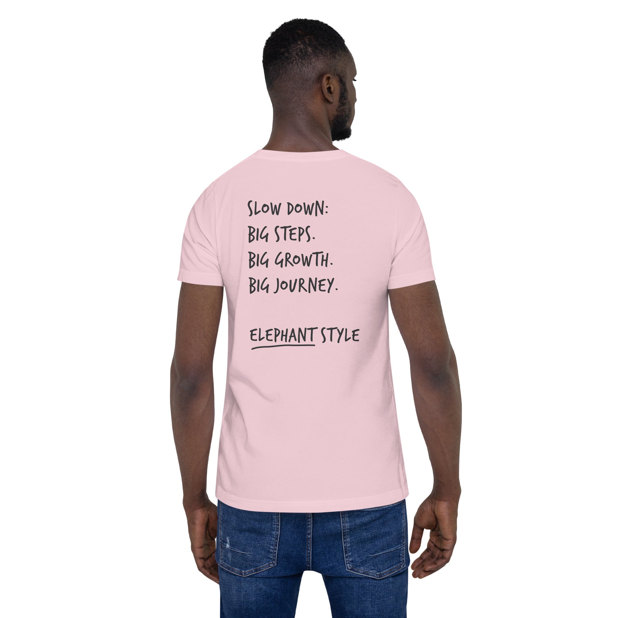 Think Ocean Elephant Aspirations Cotton Embroidered T-Shirt