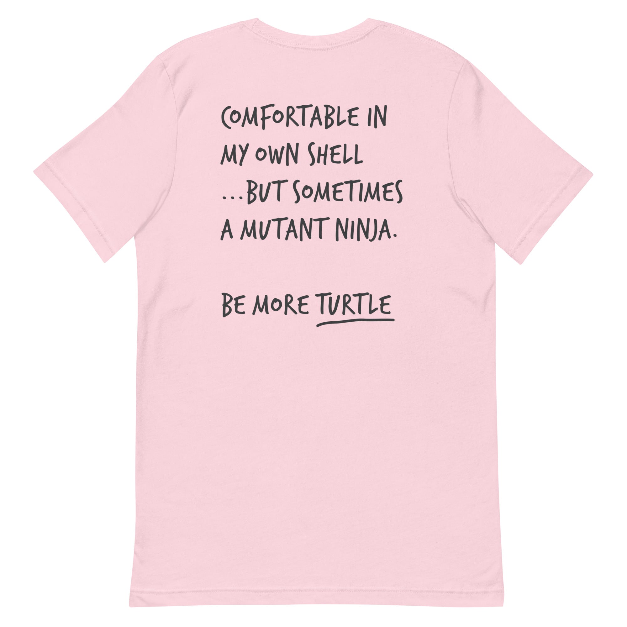 Think Ocean Turtle Aspirations Cotton Embroidered T-Shirt