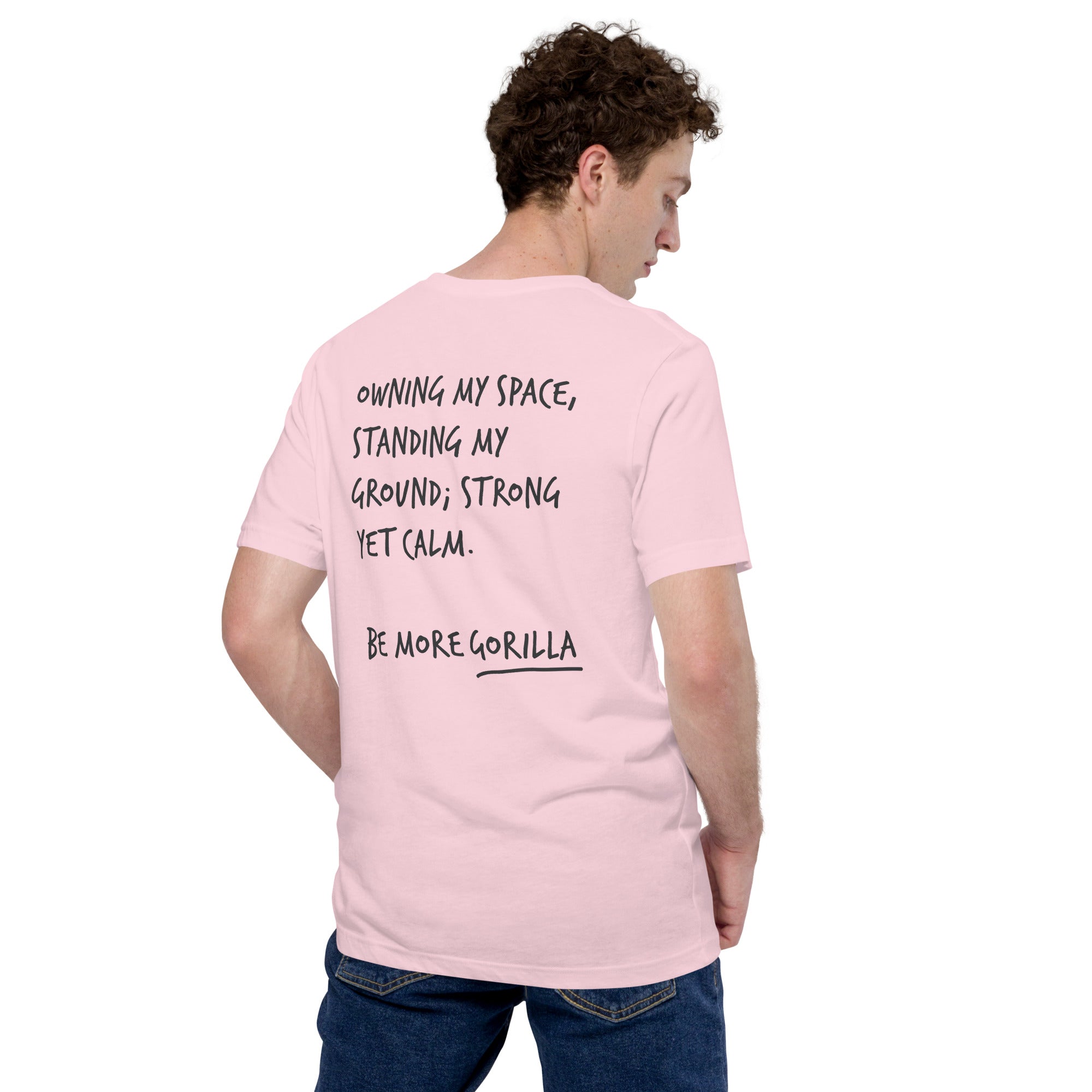 Think Ocean Gorilla Aspirations Cotton Embroidered T-Shirt