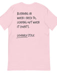 Think Ocean Leopard Aspirations Cotton Embroidered T-Shirt